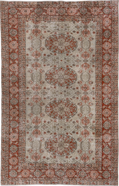 Vintage Oushak Area Rug (5' x 7')